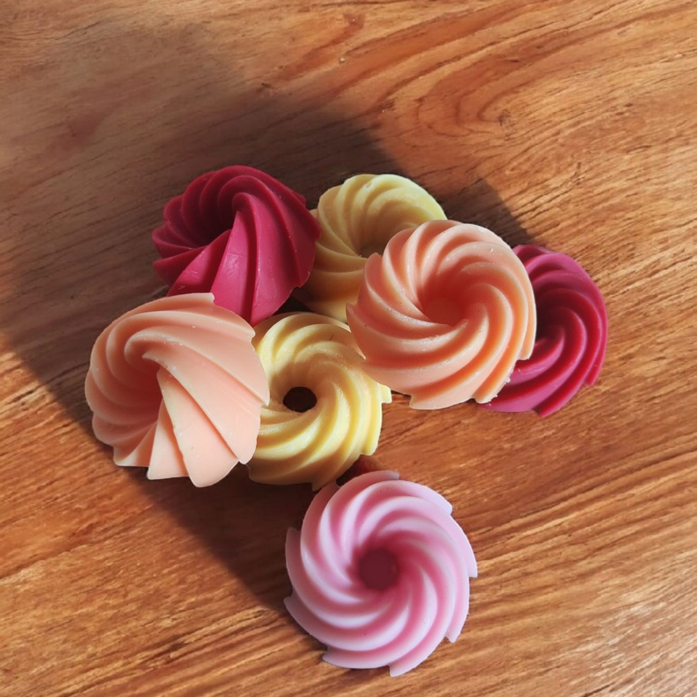 Fondants parfumés spirale