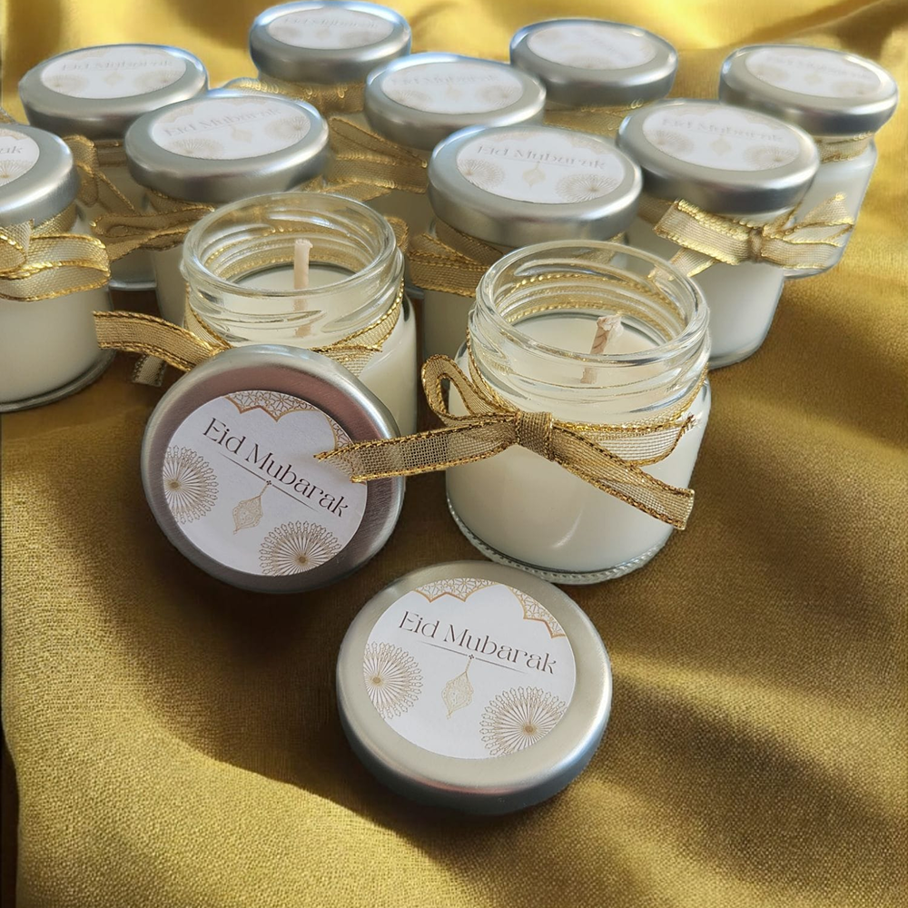 Lot de mini bougies personnalisées