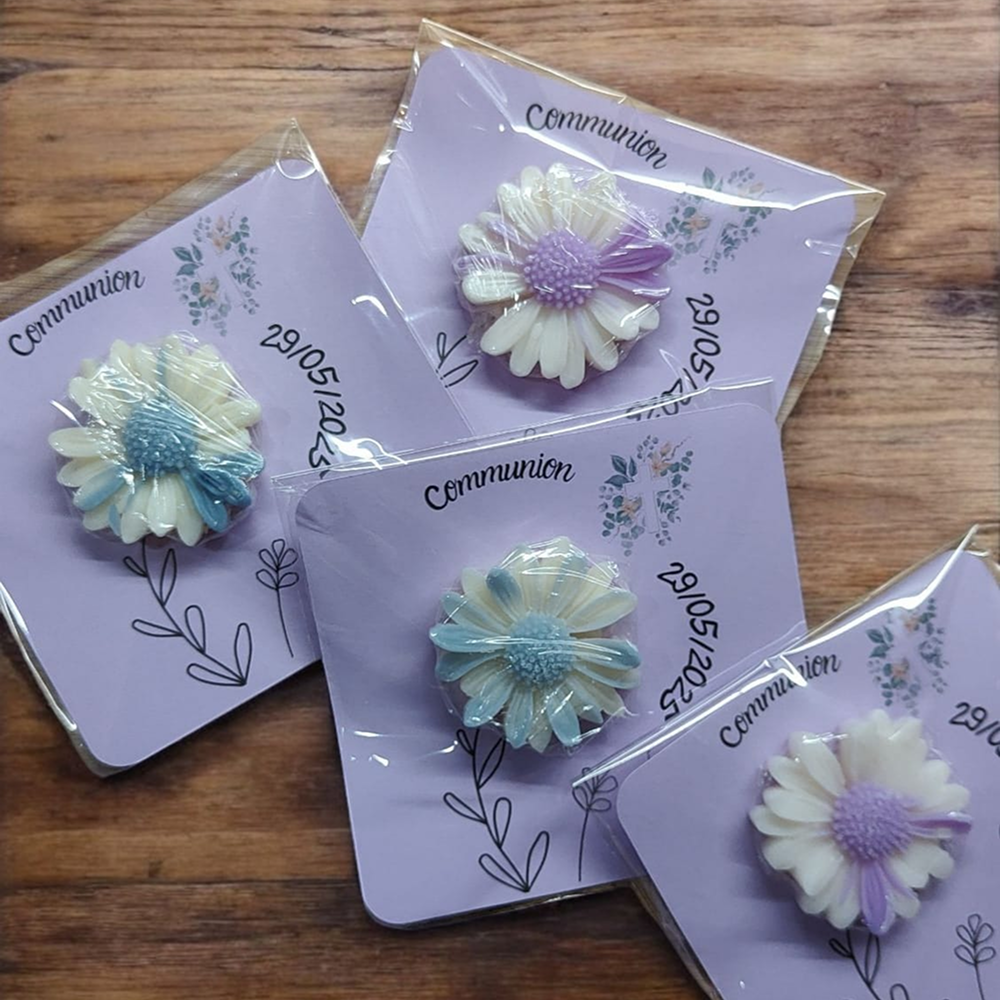 Lot de cartes personnalisables marguerite