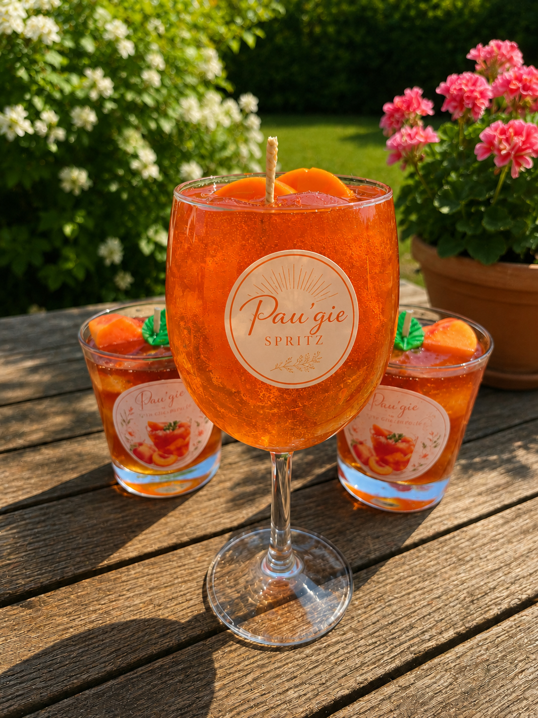 Bougie pau'gie spritz 🧡