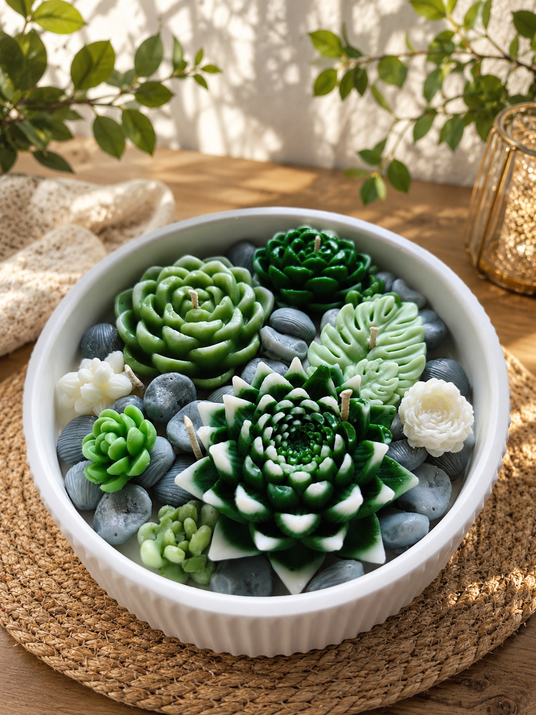 Jardin zen vert 💚