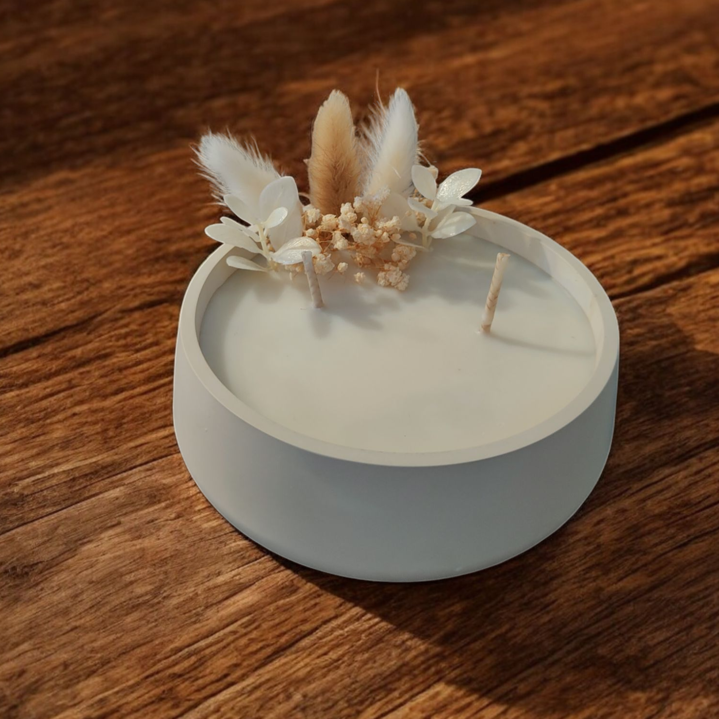 Bougie en plâtre ❤️