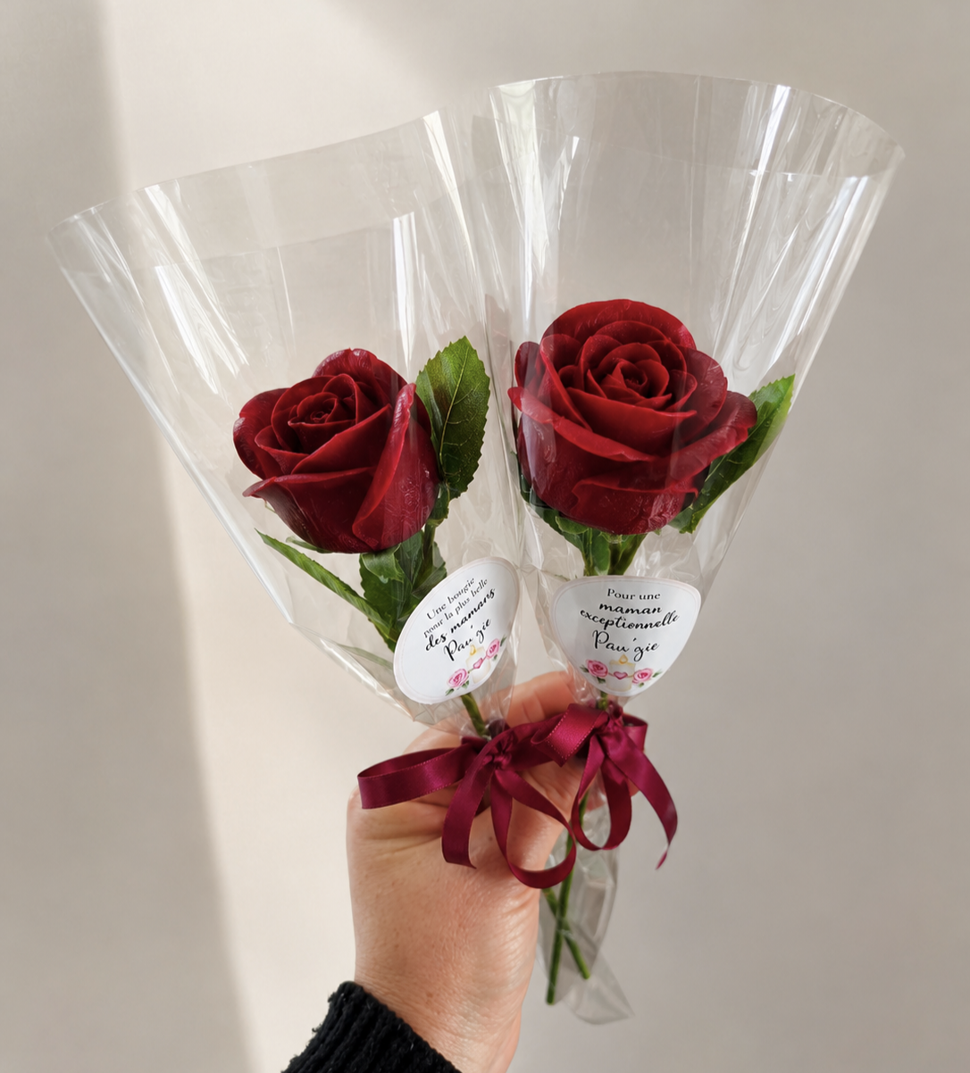 Rose à l'unité
