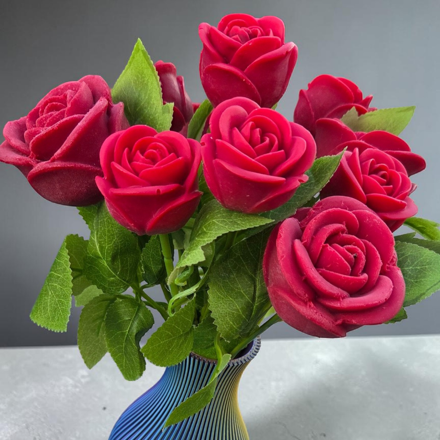 Bouquet de rose en fondant parfumé 🌹