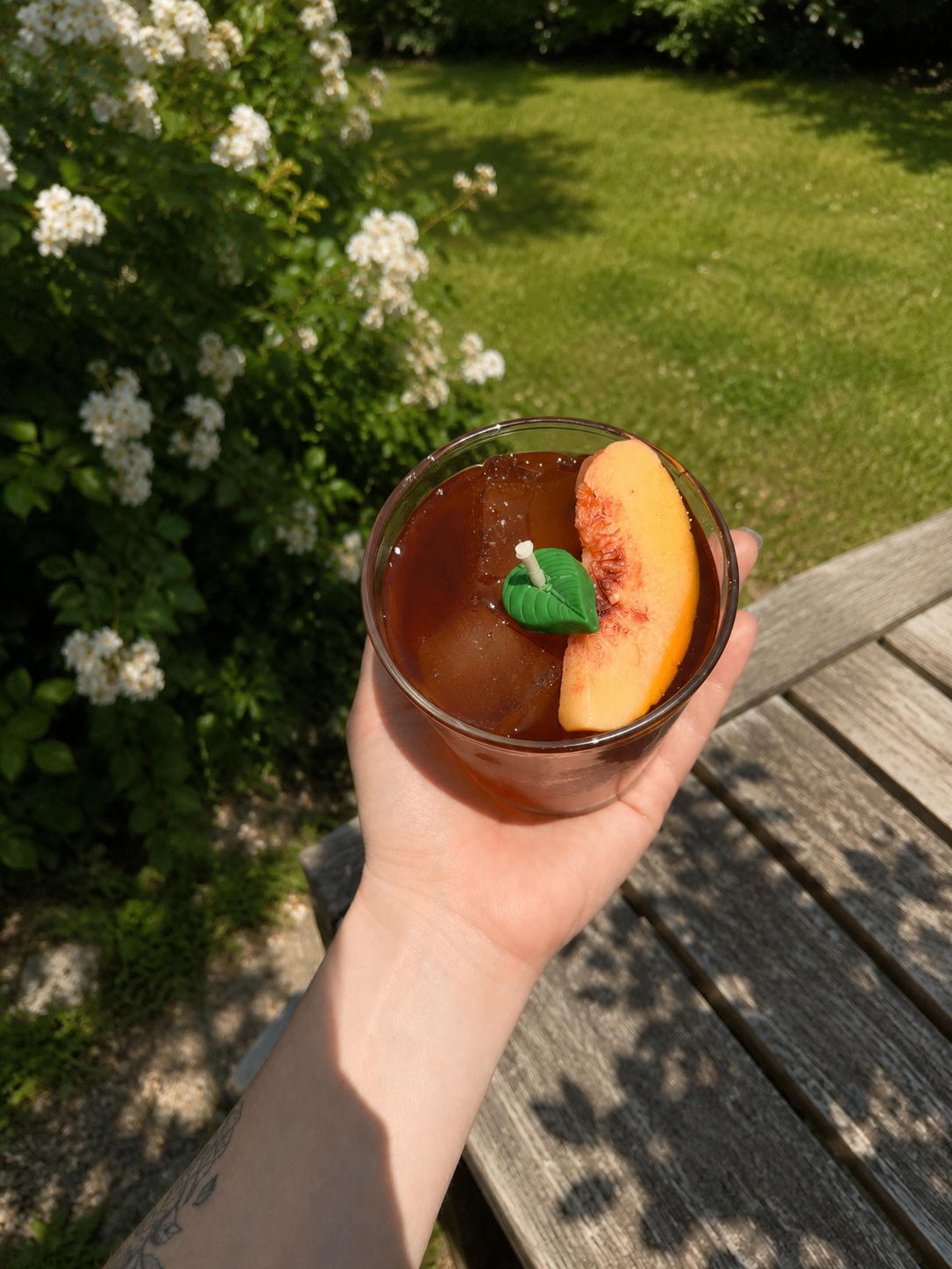 Thé pêche glacé 🍑🧡
