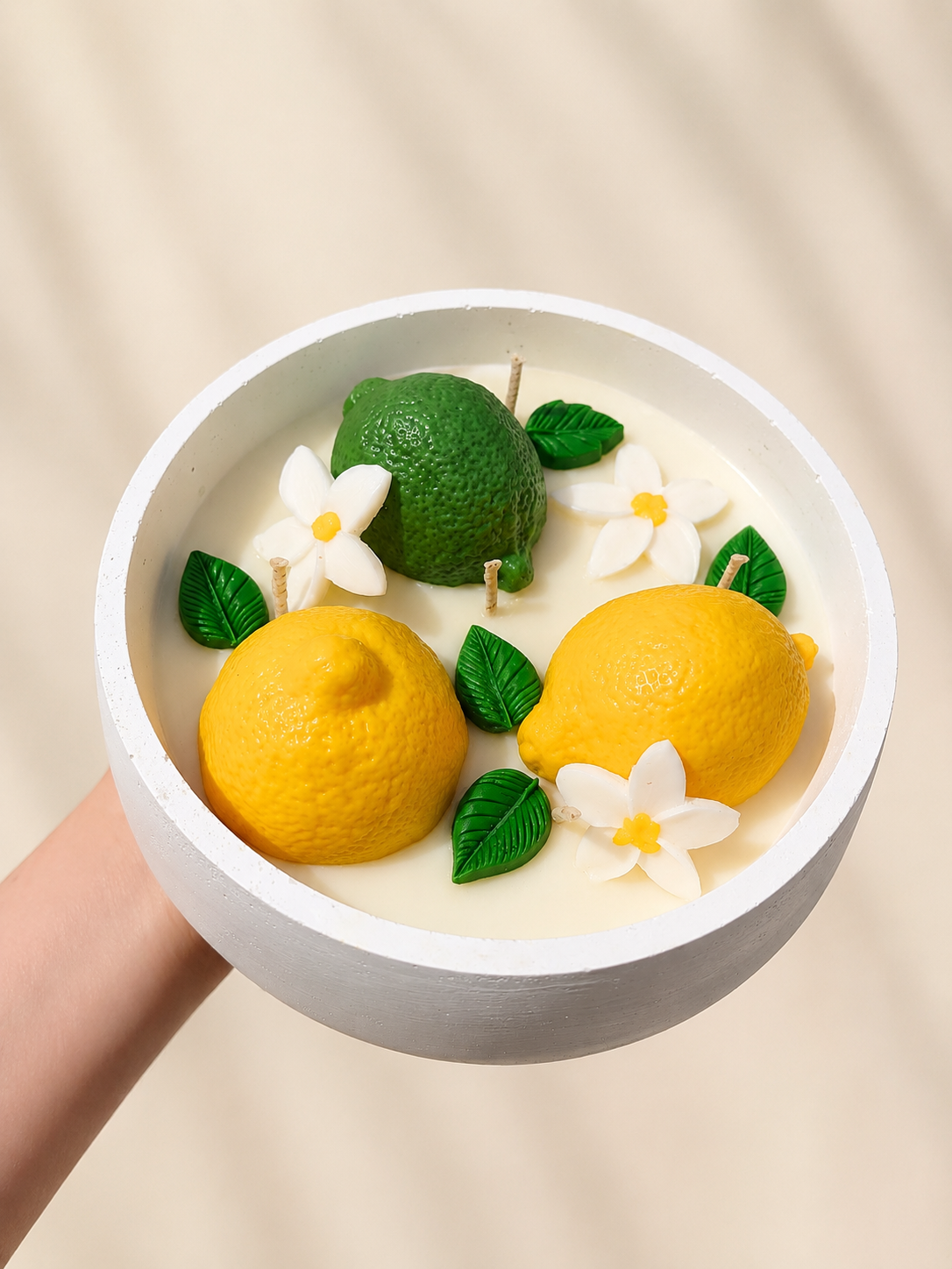 Bougie anti moustiques citron 🍋