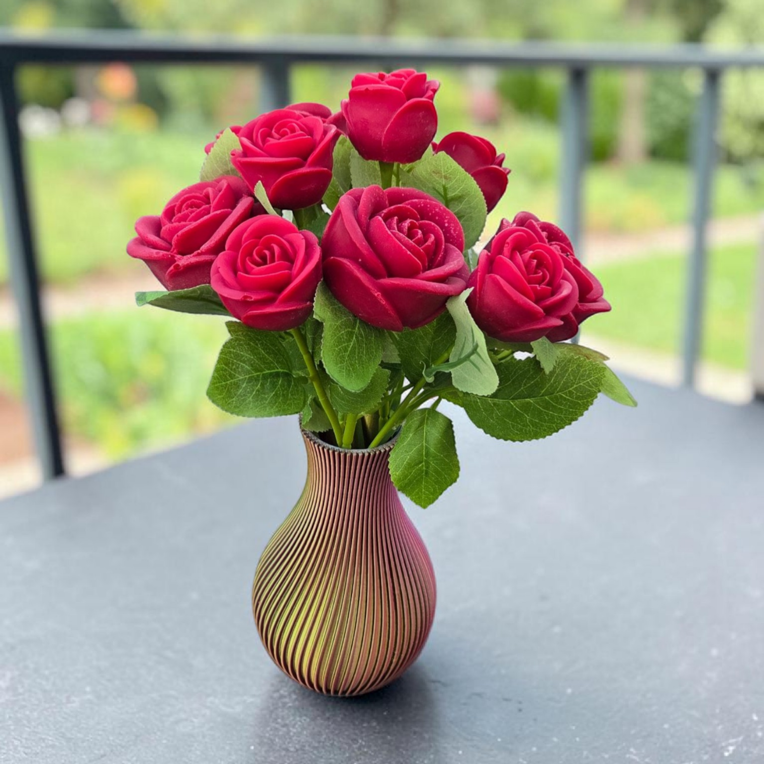 Bouquet de rose en fondant parfumé 🌹