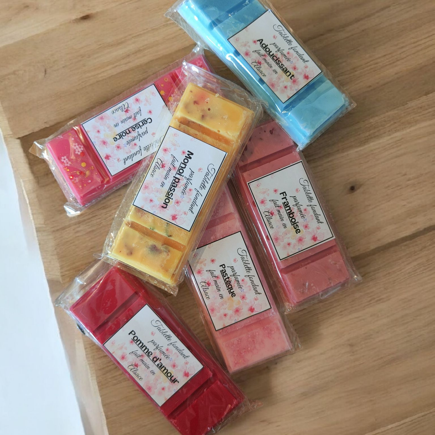Fondants parfumés tablette