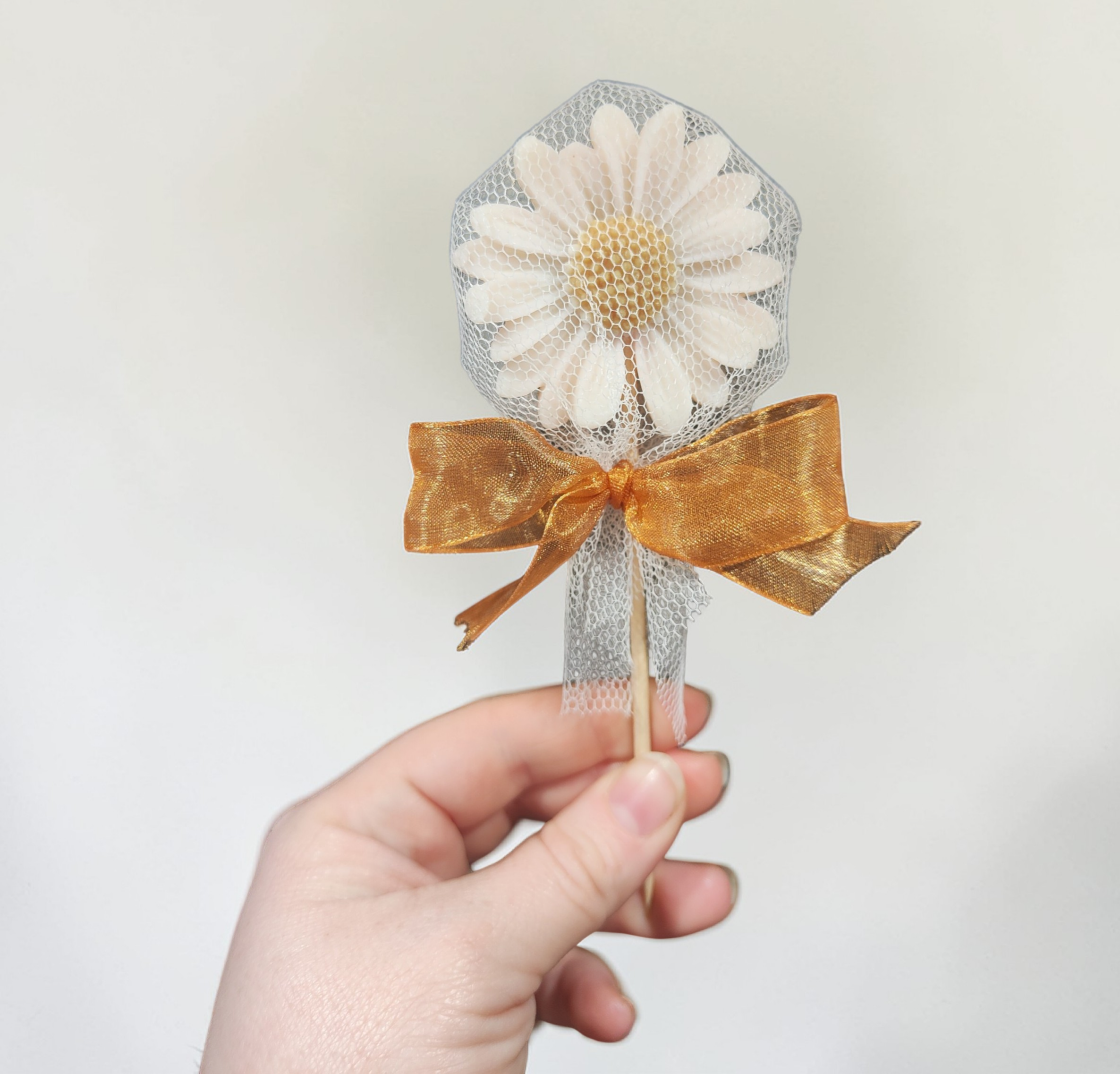 Fondant marguerite baptême, mariage 🌼