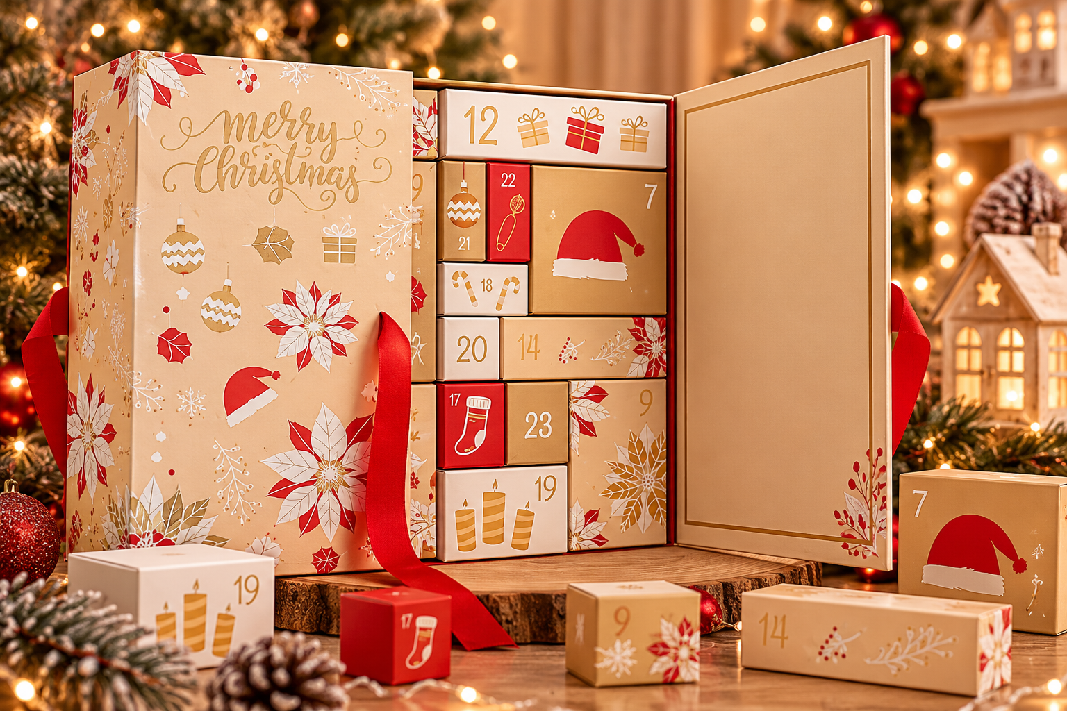 🎄 Calendrier de l’Avent Pau’gie – Version boîte à cases - PRÉCOMMANDE -