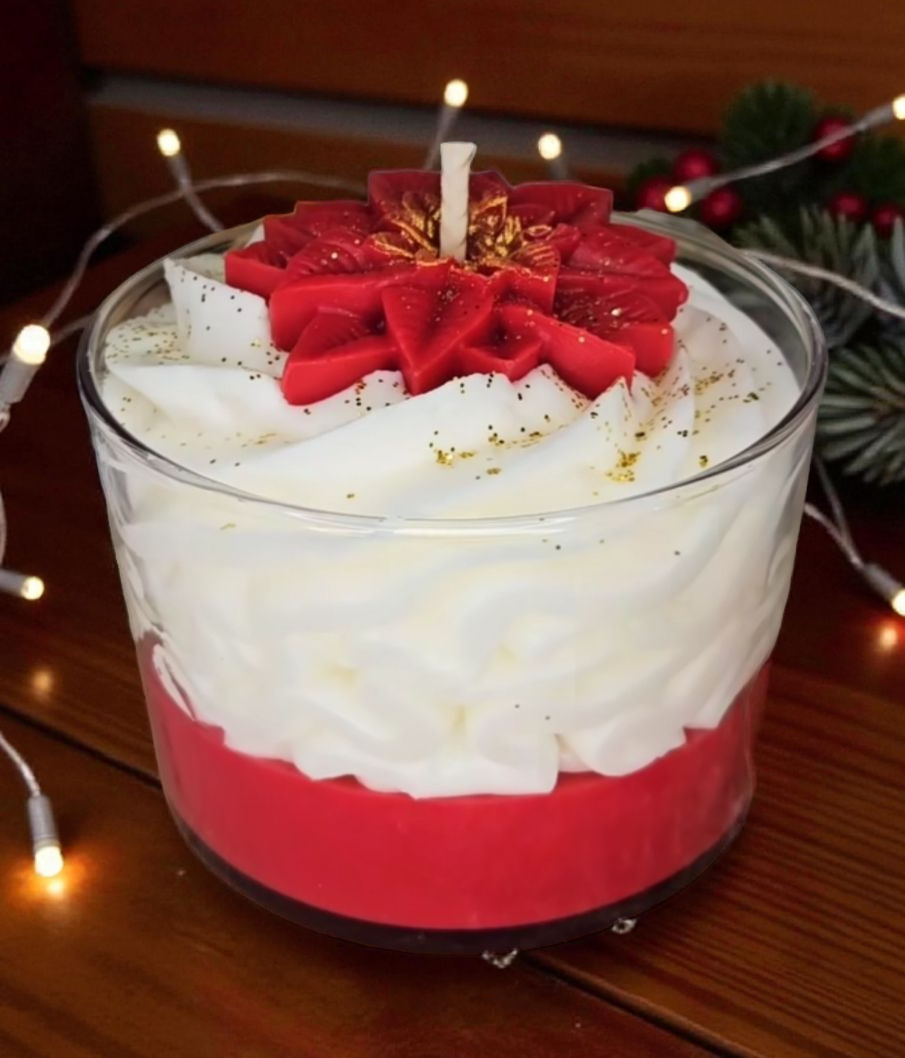Bougie fleur de Noël 🌲