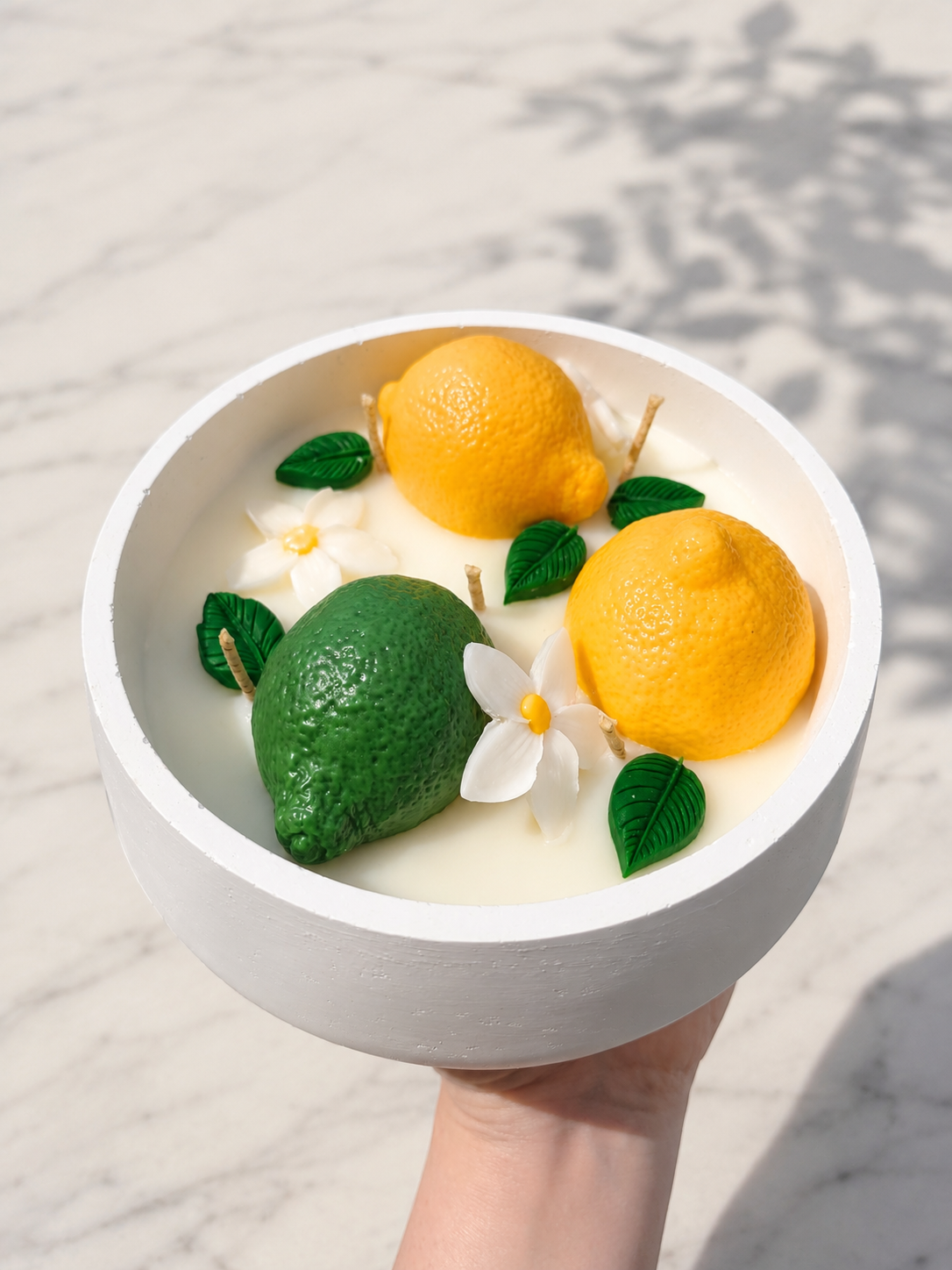 Bougie anti moustiques citron 🍋