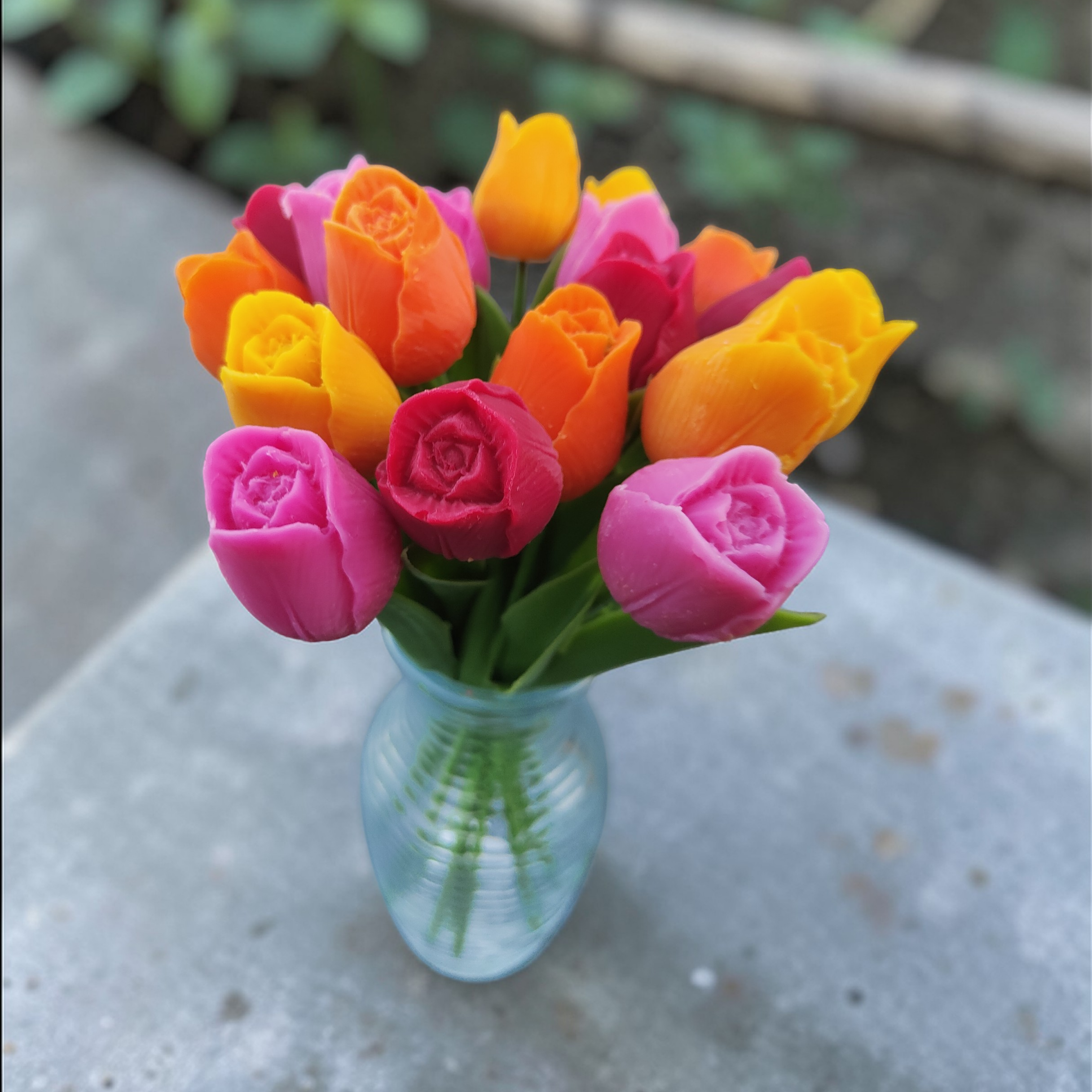 Bouquet de tulipes en fondants parfumés 🌷