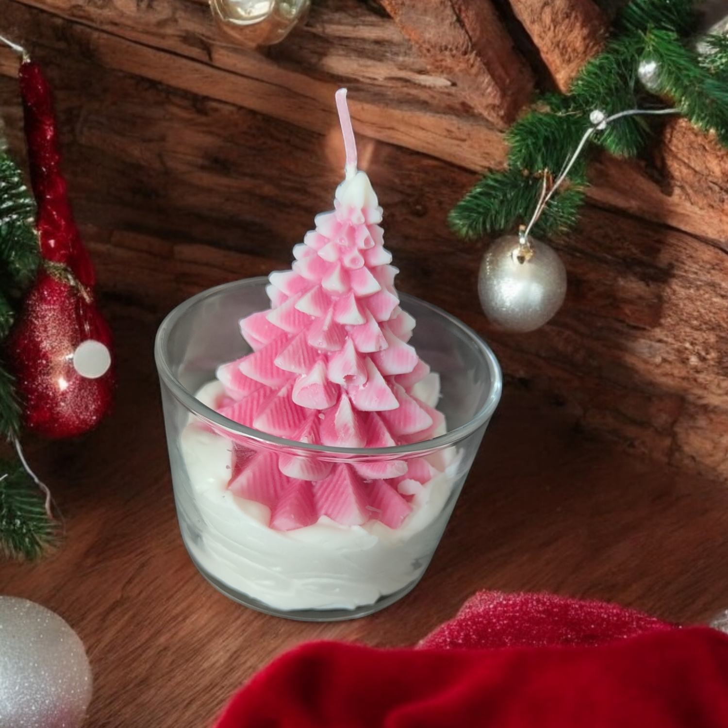 Bougie sapin de Noël 🌲