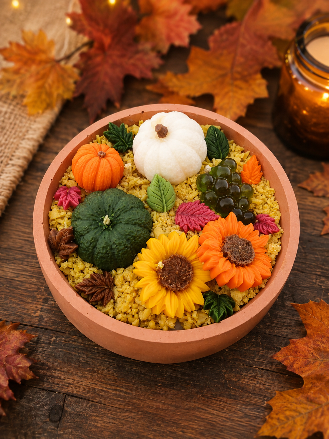 🍂 Composition florale automnale – Édition d’automne