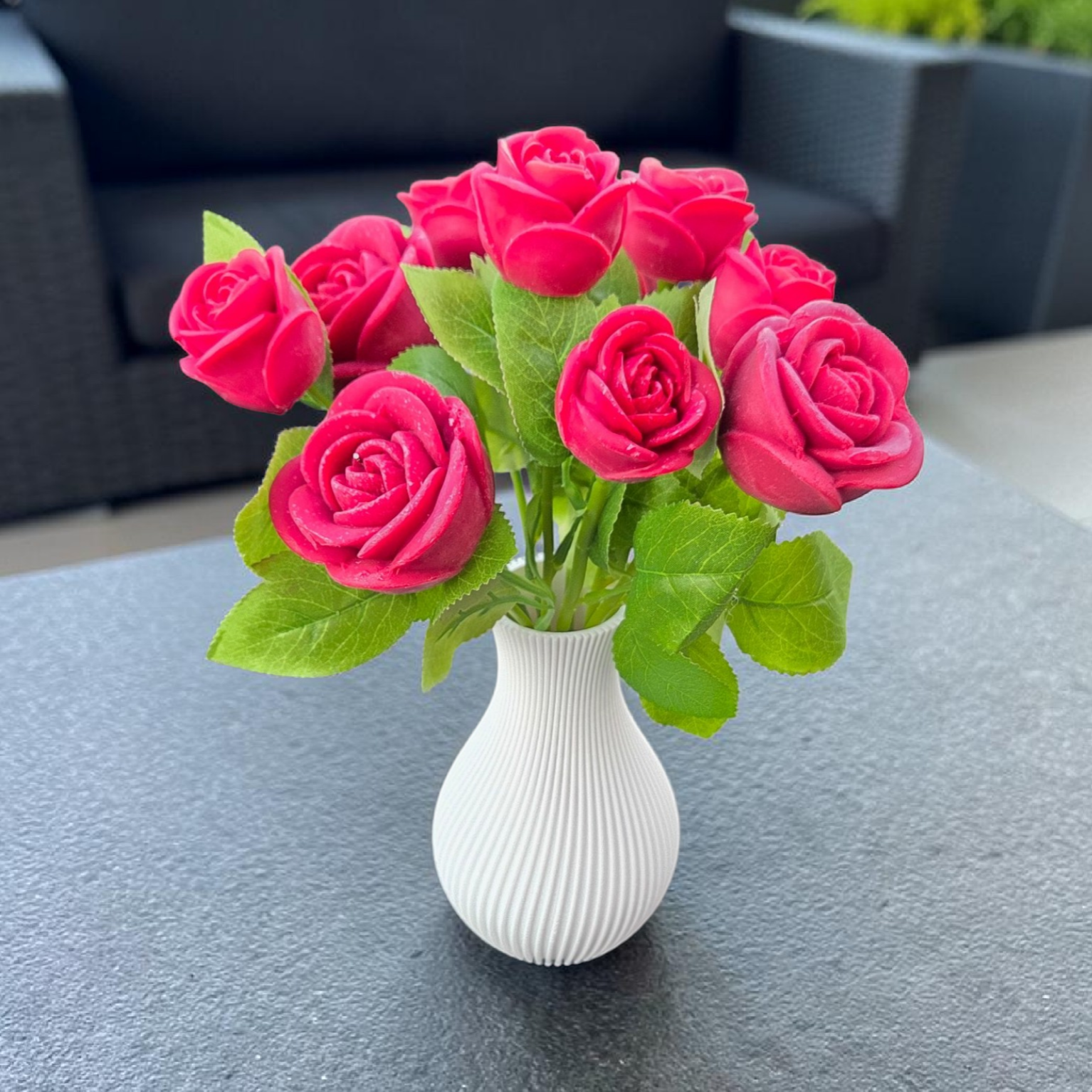 Bouquet de rose en fondant parfumé 🌹