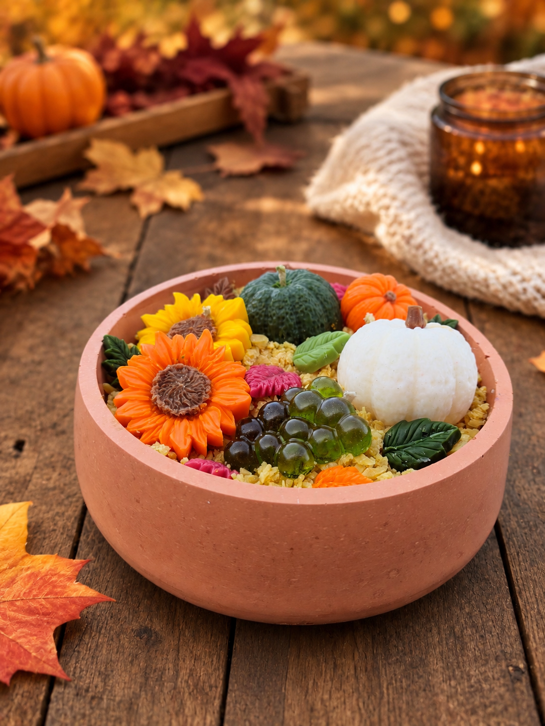 🍂 Composition florale automnale – Édition d’automne