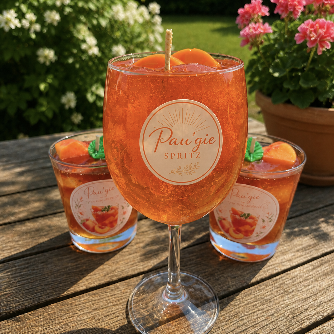 Bougie pau'gie spritz 🧡