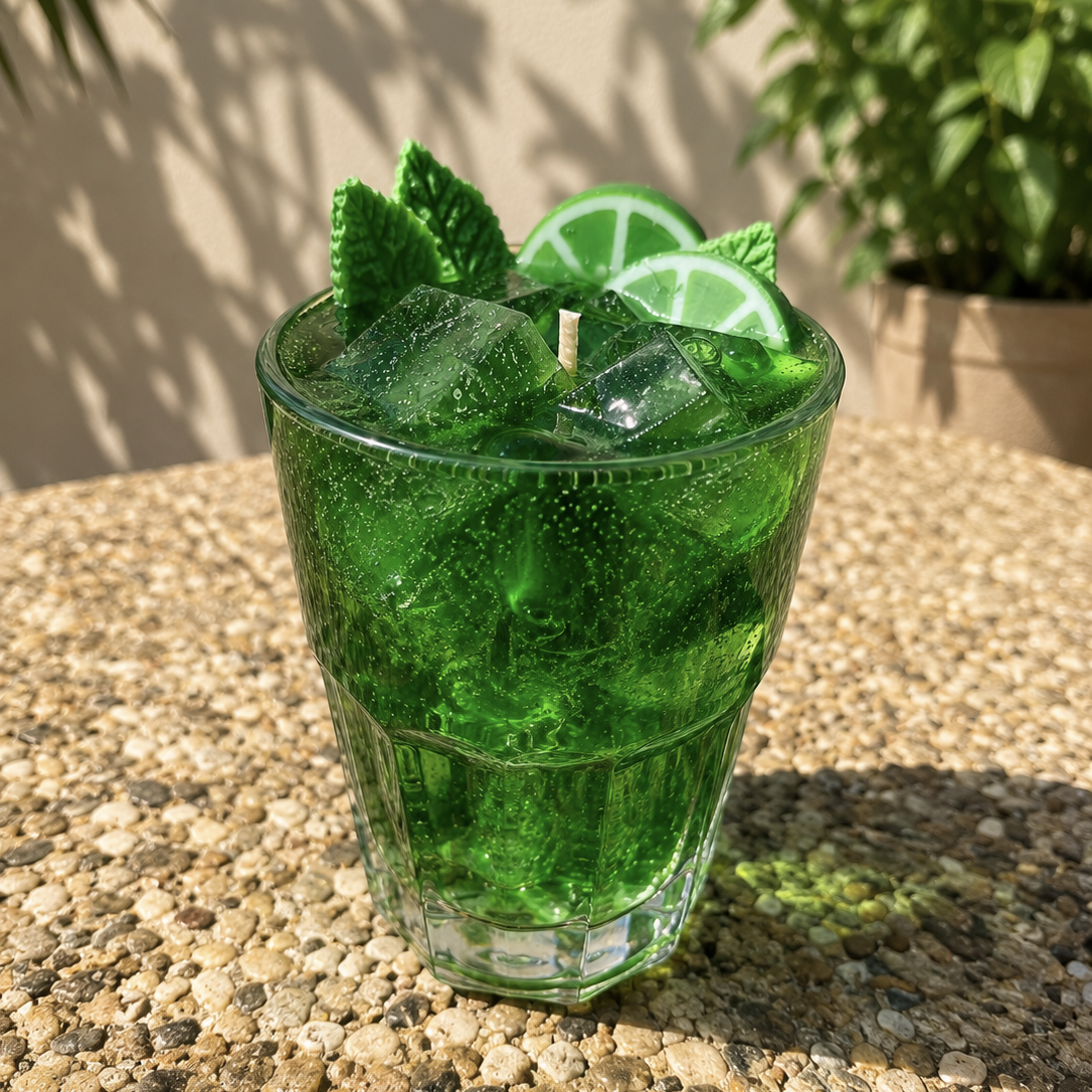 Bougie mojito 🍋‍🟩