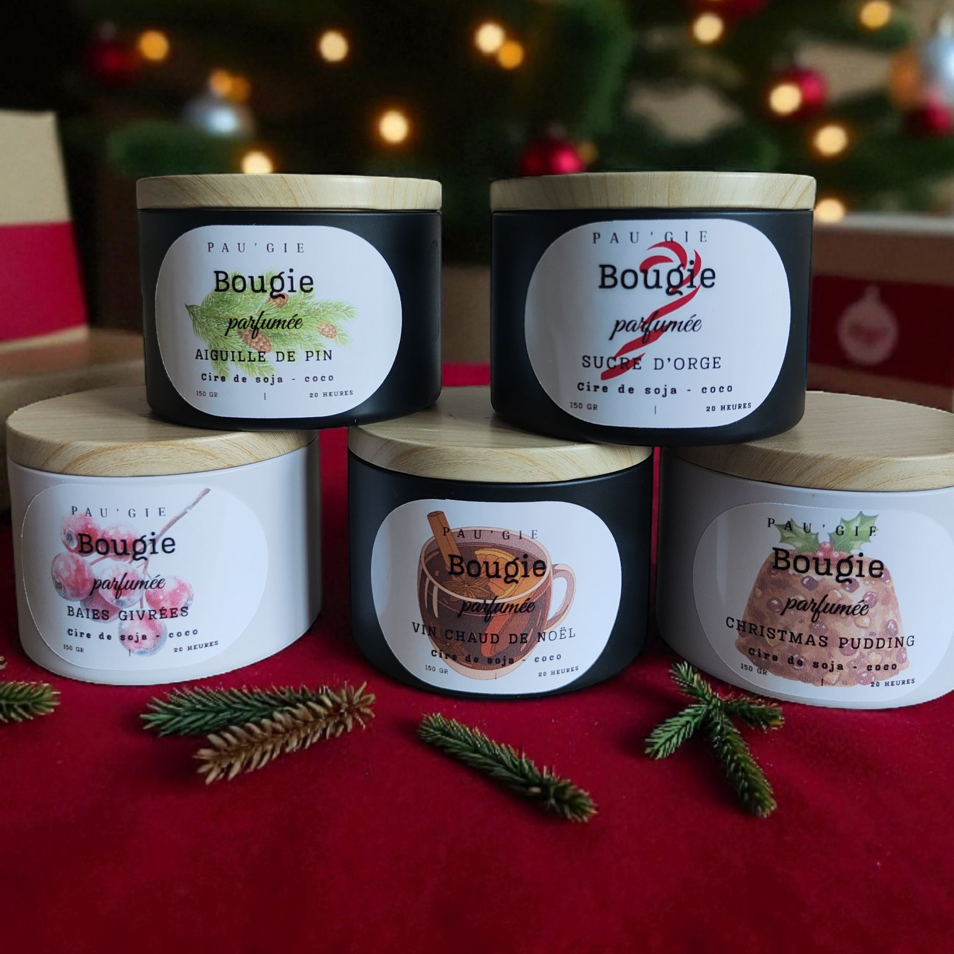 Bougie métal de Noël 🌲