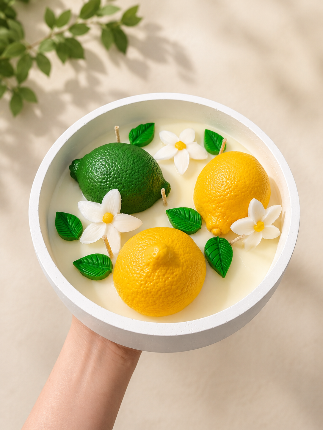 Bougie anti moustiques citron 🍋