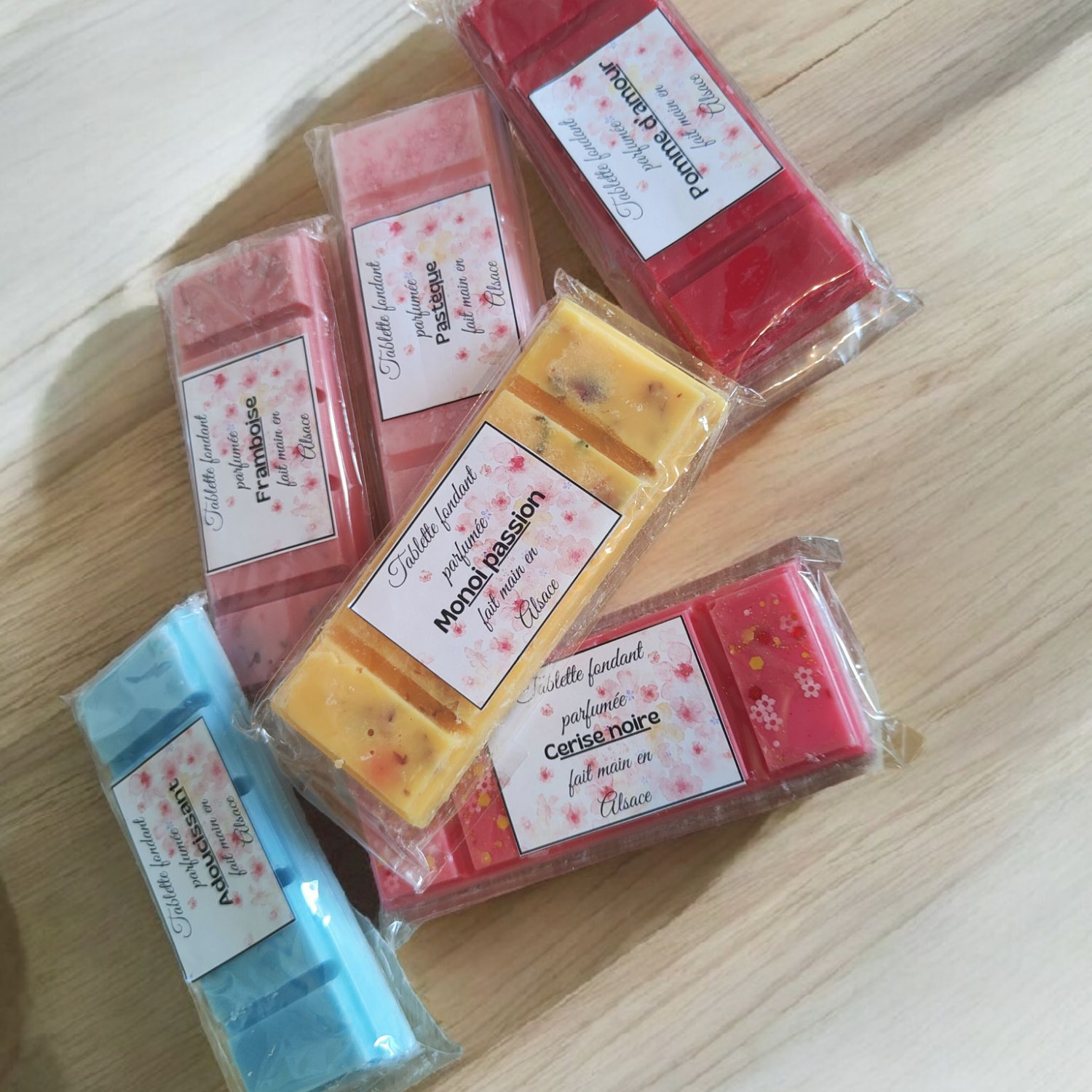 Fondants parfumés tablette