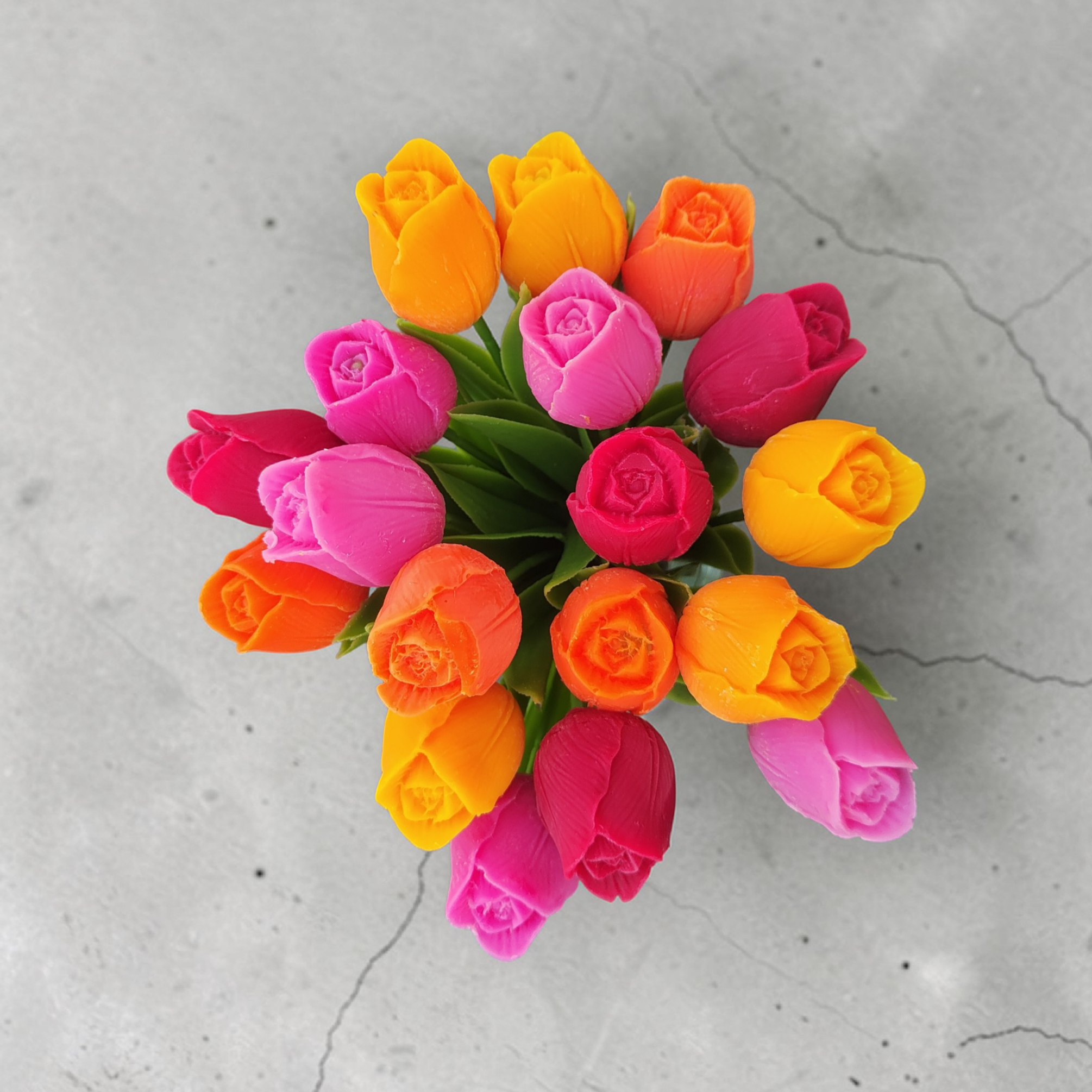 Bouquet de tulipes en fondants parfumés 🌷