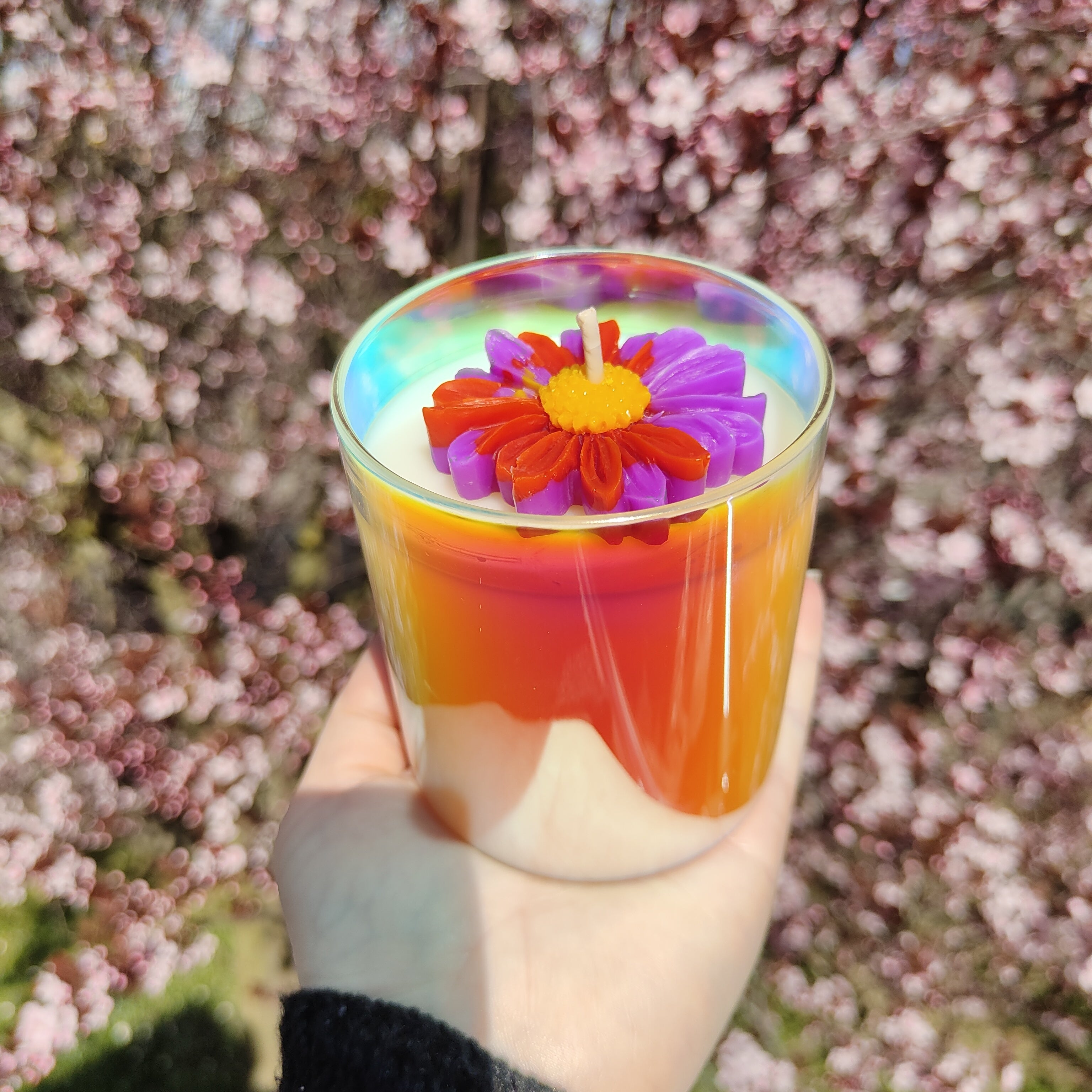 Bougie fleur printanière - 300 ml 🌼